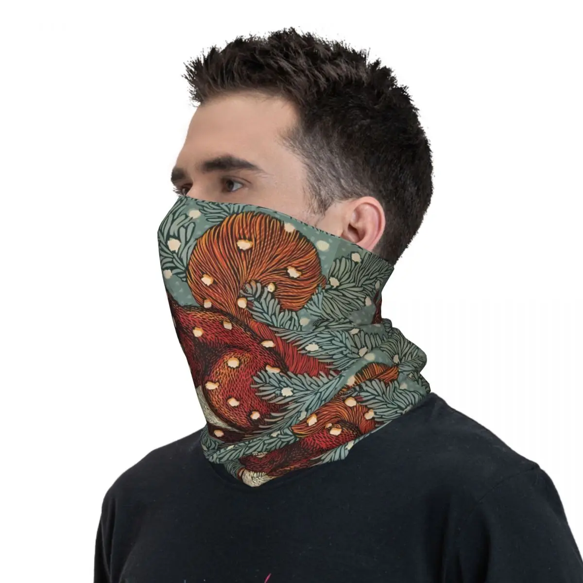 Eekhoorn Sjaal Halsdoek Hals Gezichtsmasker Polyester