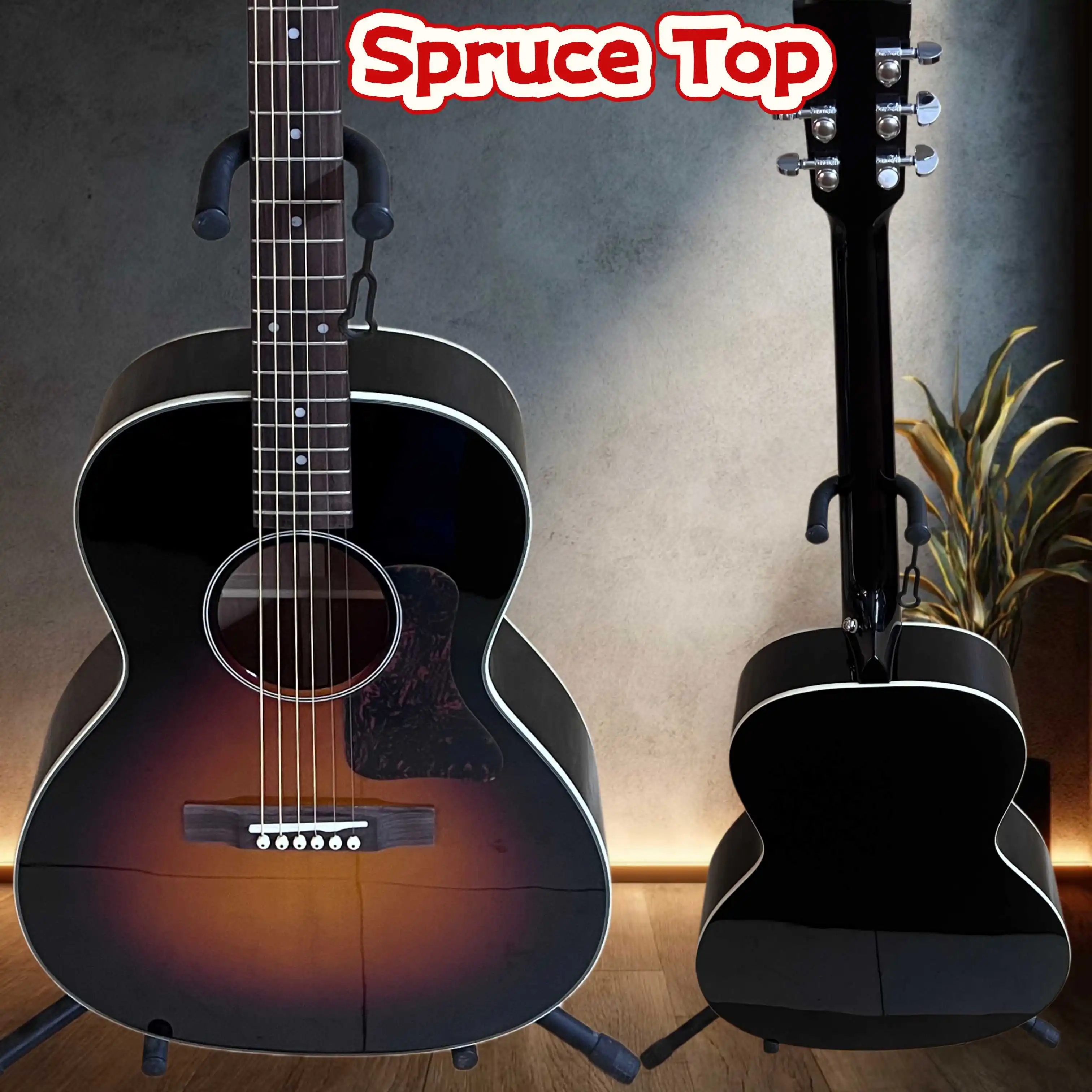 Professional L-00 Day Drop Color Acoustic Guitar, Spruce Top, Suitable for Both Men and Women, Studio Recording Quality Assurance