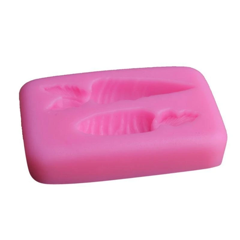 F92B Cenoura 3D Silicone FONDANT BOLO Bolo chocolate Decoração açúcar Colar bolsa molde