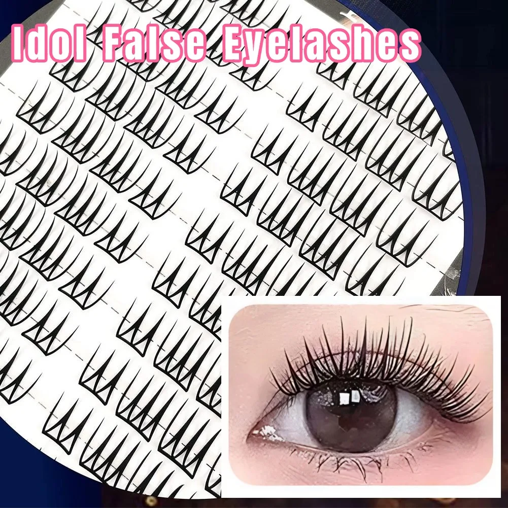 idol False Eyelashes ACE Natural Lashes Anime Individual Lashes Soft Idol Lash Clusters Eyelashes