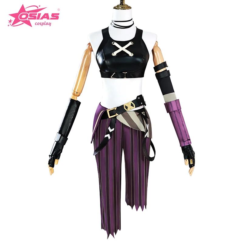 

OSIAS Jinx Cosplay Costume Set Jinx wig Jinx shoes Arcane