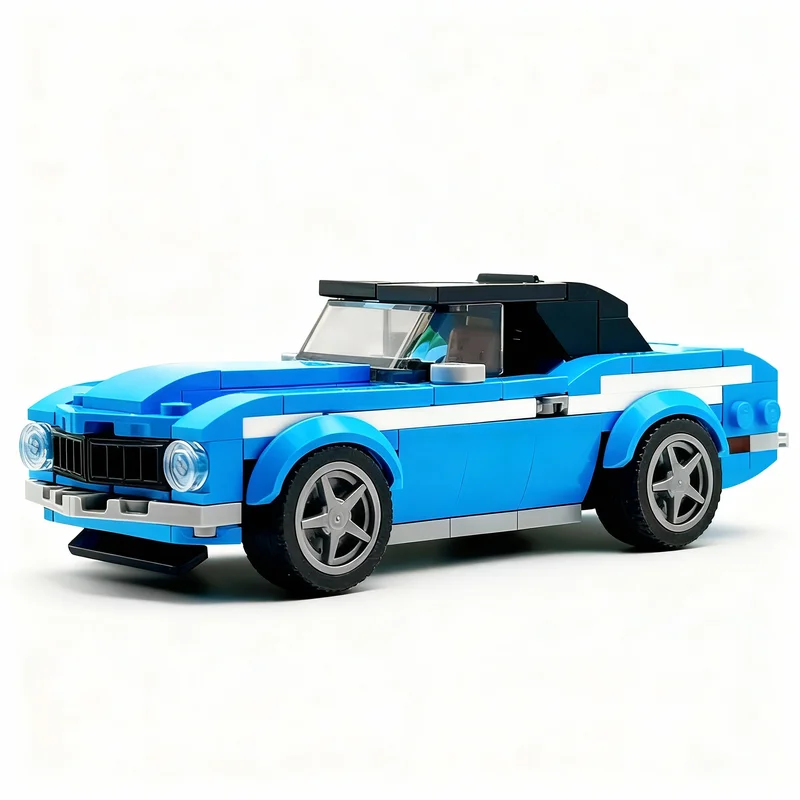 461pcs MOC 2 Fast Furious Pack Model Toy Building Blocks Construction Christmas Gift Assemble Creative Birthday Brick Education