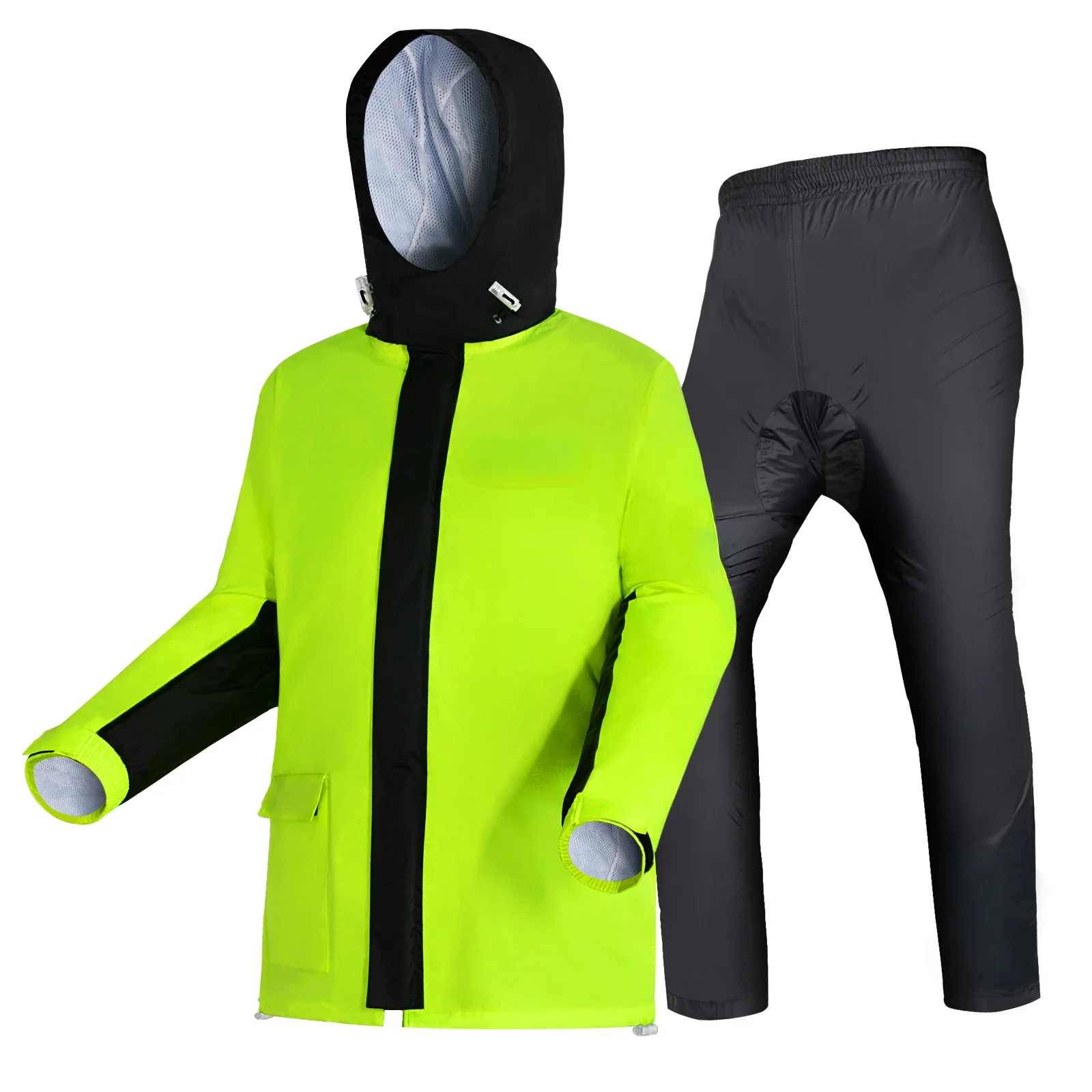 Cycling motorcycle raincoat waterproof cape raincoat rain pants single adult thickened Breathable electric bike raincoat
