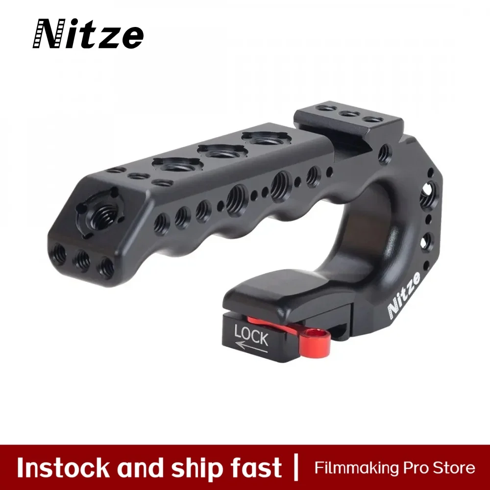 

Nitze Stinger QR NATO Handle with N40C Cold Shoe and N49 NATO Rail with 1/4”-20, 3/8”-16 threaded holes