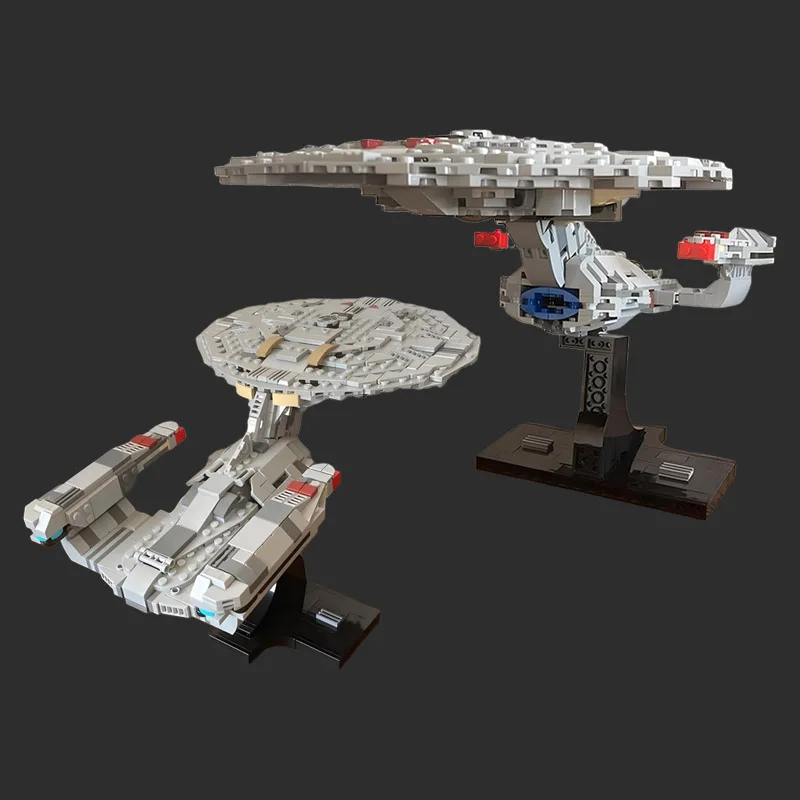 

NEW MOC-USS Enterprise D NCC-1701-D Starship Enterprise-D Spaceship Building Blocks Model DIY Bricks Set Toys Gifts
