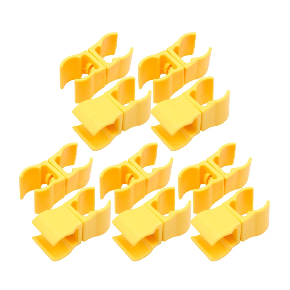 

10pcs Football Training Cones Buckles Durable Clip Connectors Agility Drills Soccer Basketball Equipment Accessories