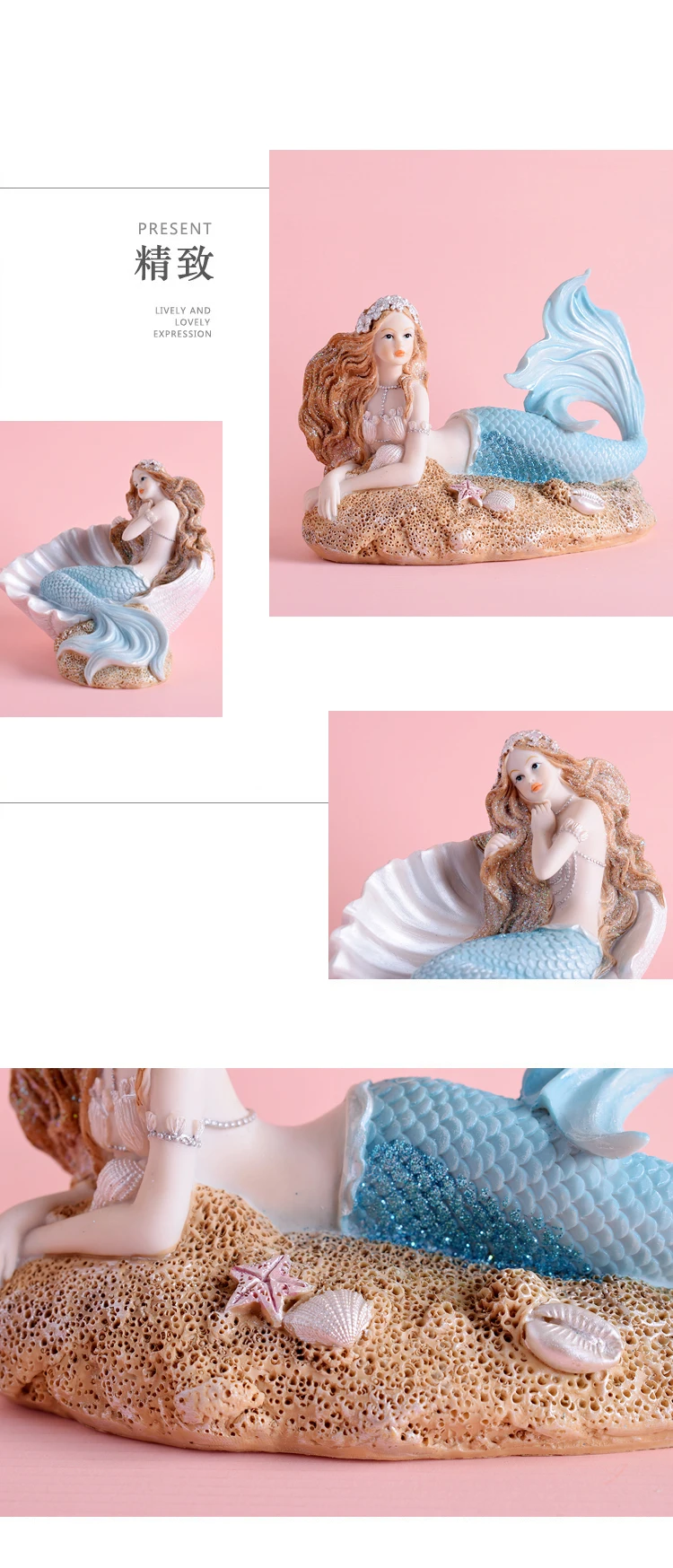 Nordic Meerjungfrau Prinzessin Dekoration Hause Dekorationen Für Zuhause Freundinnen Geburtstag Geschenk Haus Dekoration Nordic Dekoration Hause – Detail 7