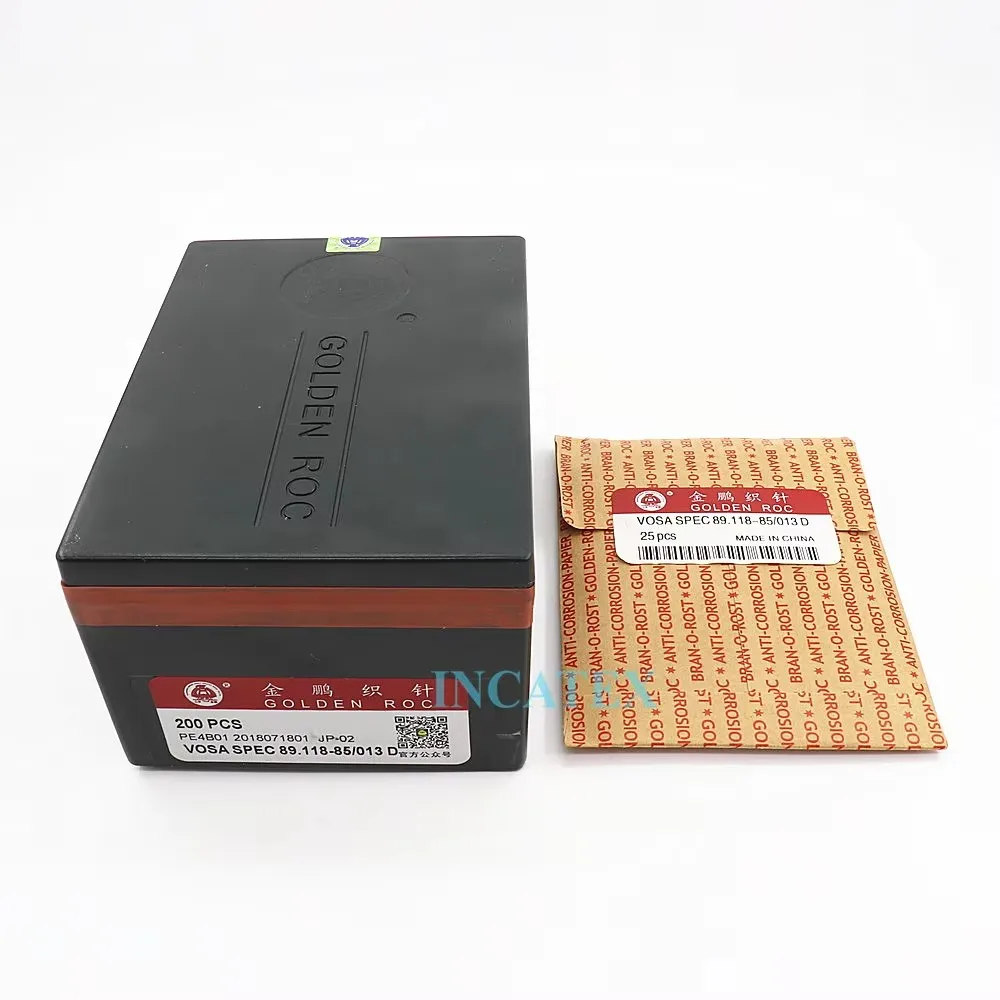

200 шт. натуральная вязальная игла Golden Roc Vosa Spec 89.118-85/013 D для китайской вязальной машины SHIMA SEIKI 7 г игла с большим крючком