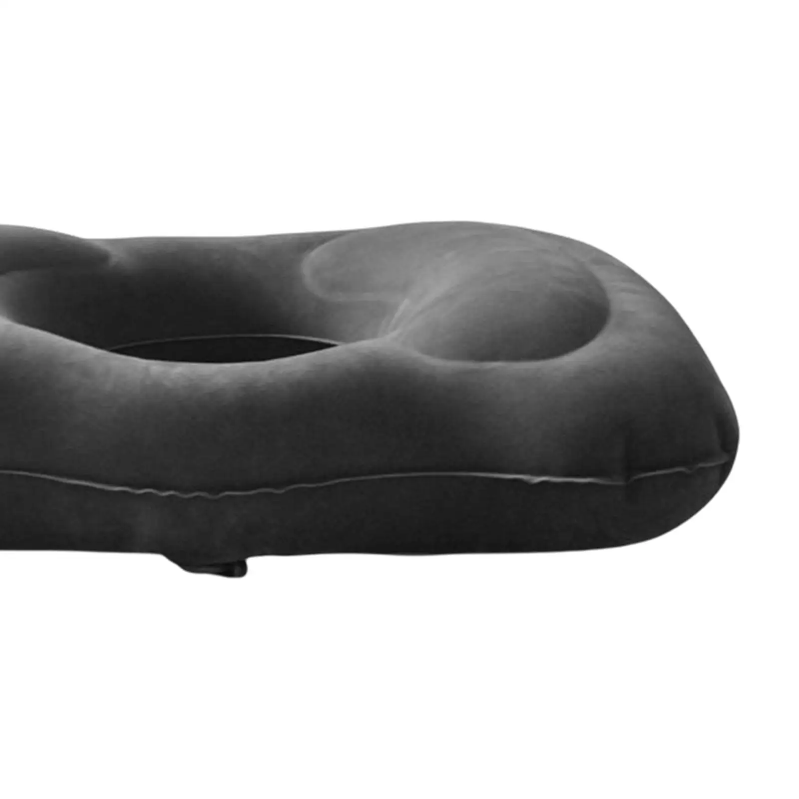 Portable Inflatable Donut Cushion for Car for seat Office Chair Tailbone Support Waterproof Breathable Sitting Pad Gray