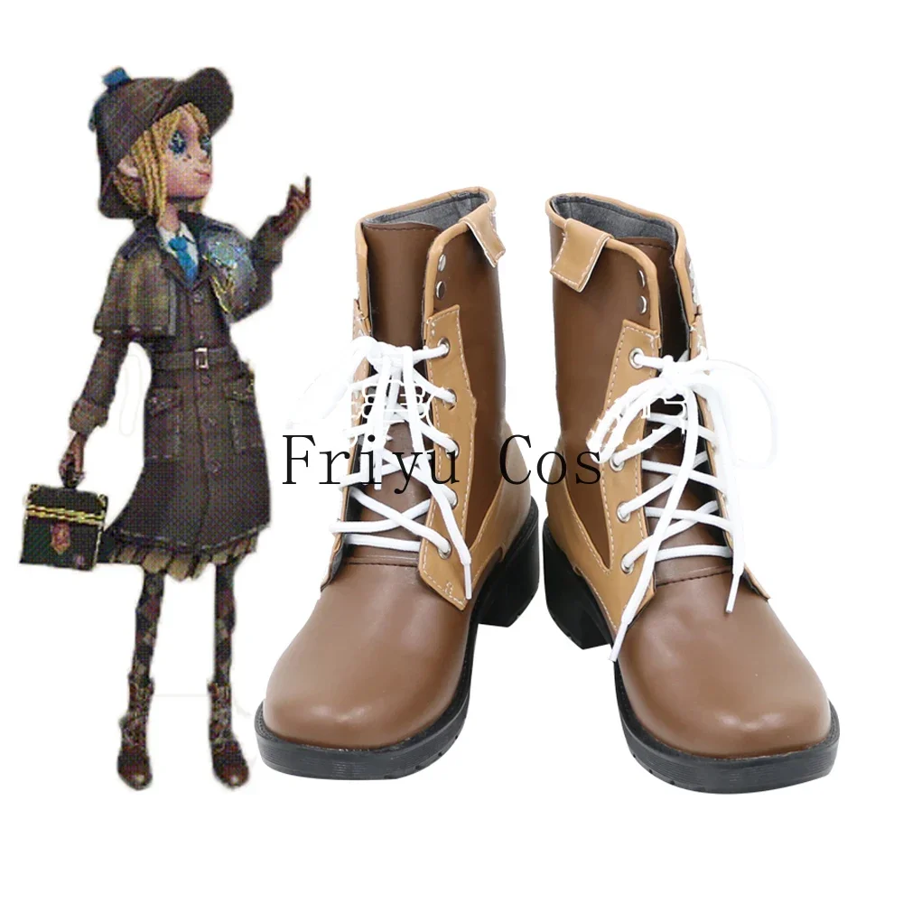 

Game Identity V Gardener Miss Truth Emma Woods Cosplay Cosplay Shoes PU Leather Boots Halloween Carnival Party Accessories