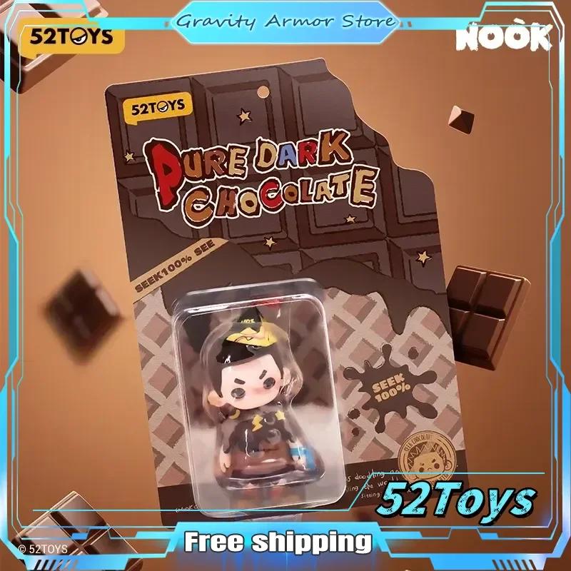 

New 52toys Seek 100% About 10cm Limited Edition Pure Dark Chocolate Collectible Cute Cartoon Birthday Holiday Gifts Figures Toy