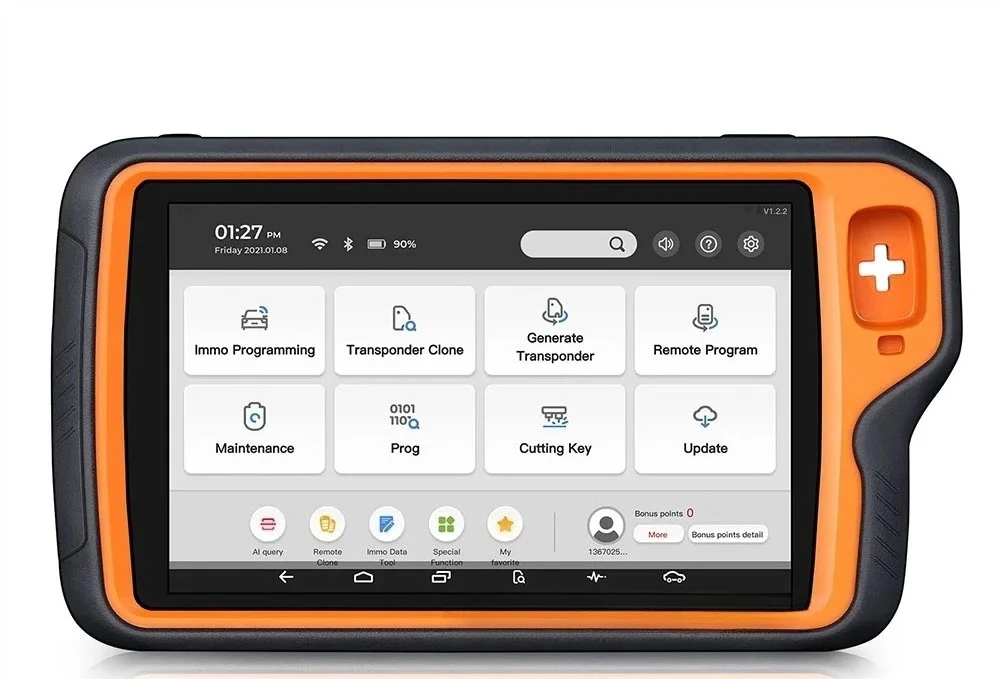 Global Advanced Version All-in-One Programmer Get Free  ID48 96bit 3 Tokens AA Xhorse VVDI Key Tool Plus Pad
