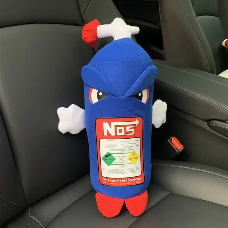 أحدث وسادة رقبة السيارة مسند رأس السيارة لمقعد الركاب الأمامي للسائق NOS زجاجة وسادة ديكور السيارة مسند الرأس وسادة وسائد فخمة