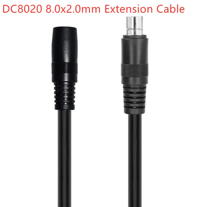 16AWG 10A DC Power Cable Male Female Plug DC8020 8.0x2.0mm Solar Panel Power Adapter Extension Cable For Camera CCTV Led Strip