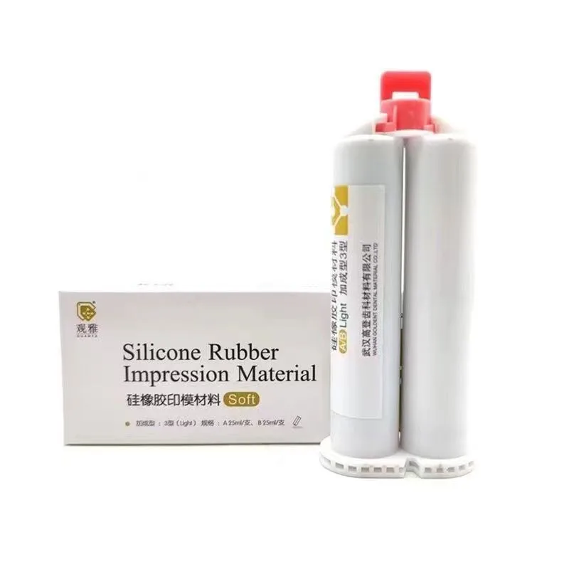 Tandheelkunde Siliconen Rubber Afdrukmateriaal 1Set Orale Afdrukking Licht Lichaam Lijmpistool Set Orthodontische Speciale Stempelmateriaal