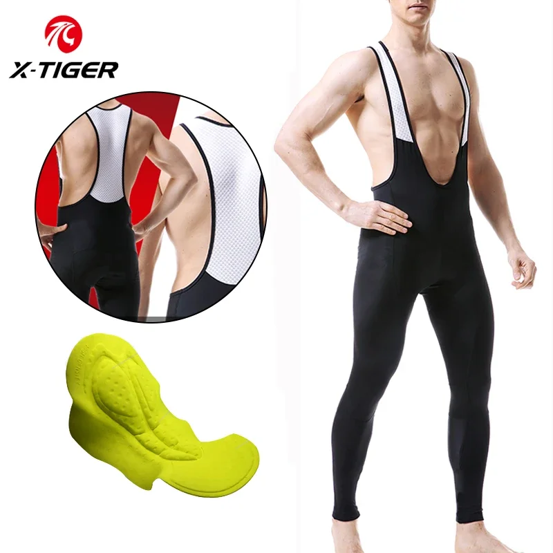 

X-Tiger Cycling Bib Pants With 5D Coolmax Pad Fall Comforts Riding Bike Trousers Mountian With Venting Hole Bicycle Bib Pants