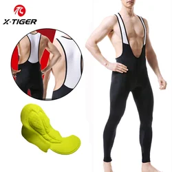 X-Tiger Cycling Bib Pants With 5D Coolmax Pad Fall Comforts Riding Bike Trousers Mountian With Venting Hole Bicycle Bib Pants