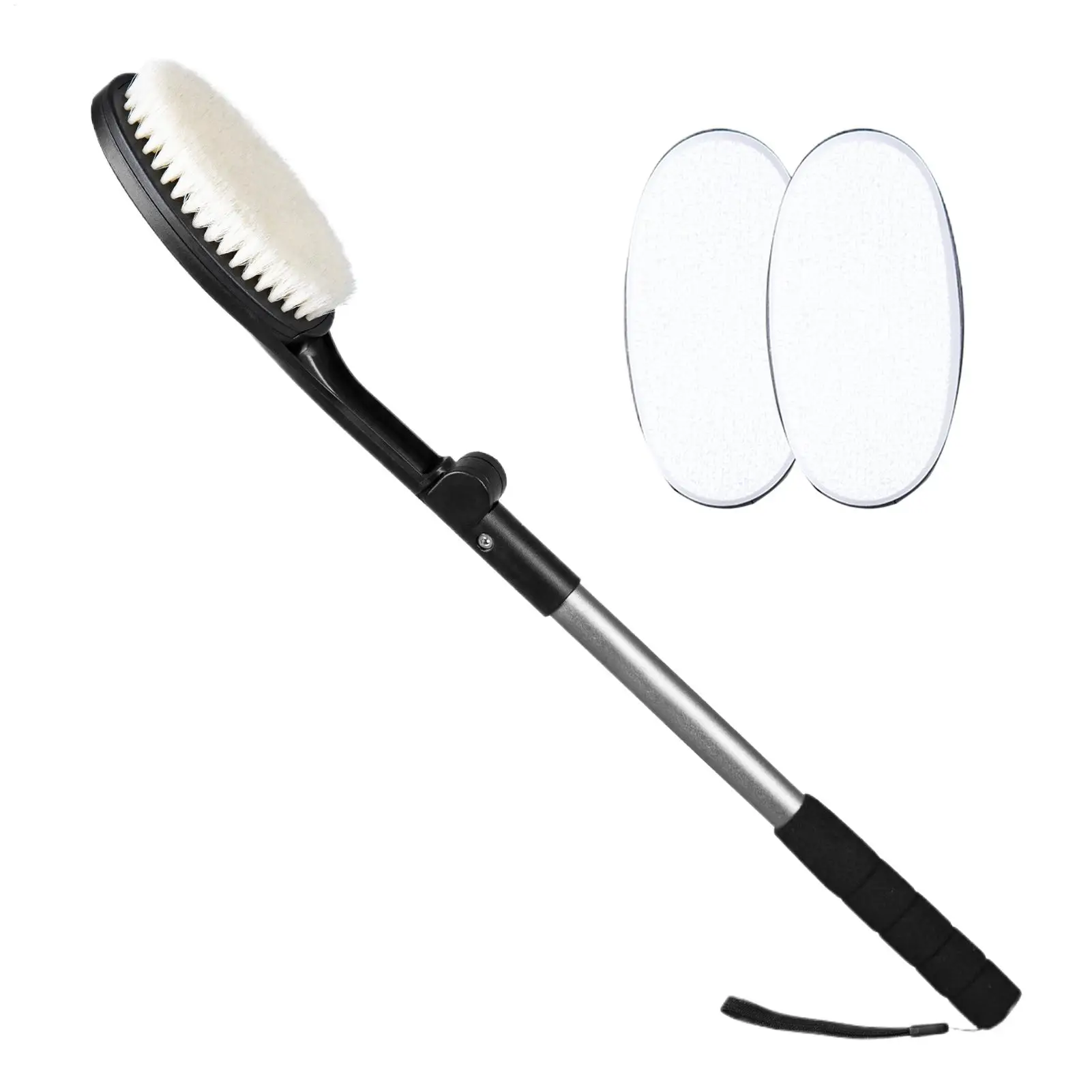 Foldable Long Handle Back Scrubber  Bath Brush For Shower Body Washing Cleaning Body Scrub Brush Back Scrubber Skin Care