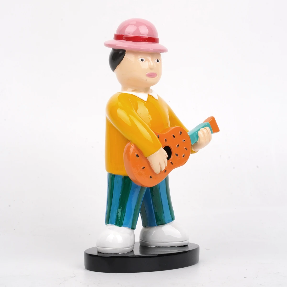 Collectible figurines Guitar Musical Boy Easter decoration Anime figures Room Decor Home book holder Bookends Decoration