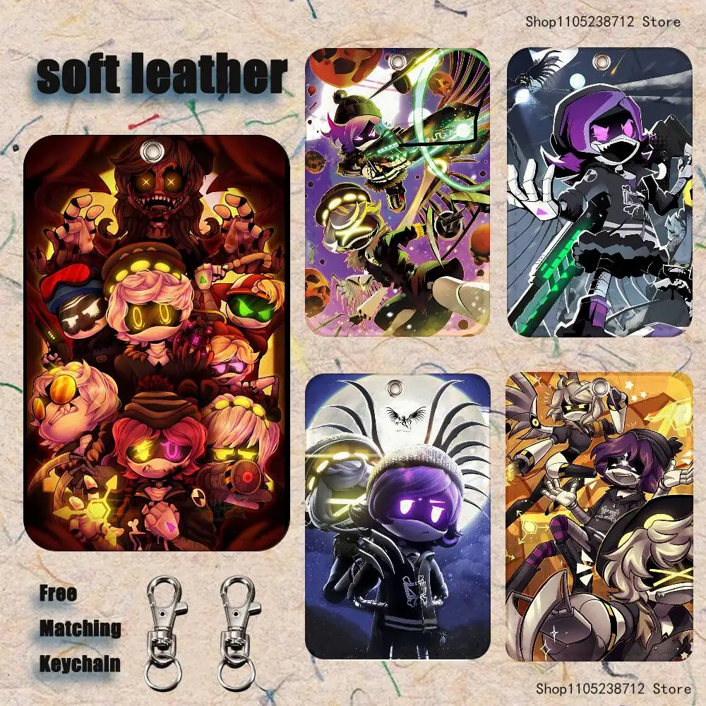 

M-Murders D-Drones Anime L-Laple Holder Keychain For Bank Business Work Card Holder Student Card Protective Case Bus Card