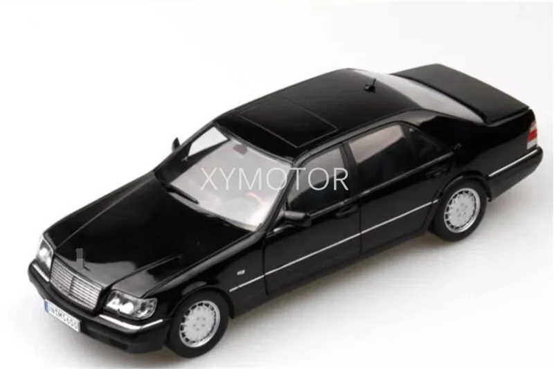 1/18 Model For Mercedes Benz S600 V12 W140 1990 Diecast Model CAR Toys kids Gifts Collection Black/White/Silver Metal,Plastic