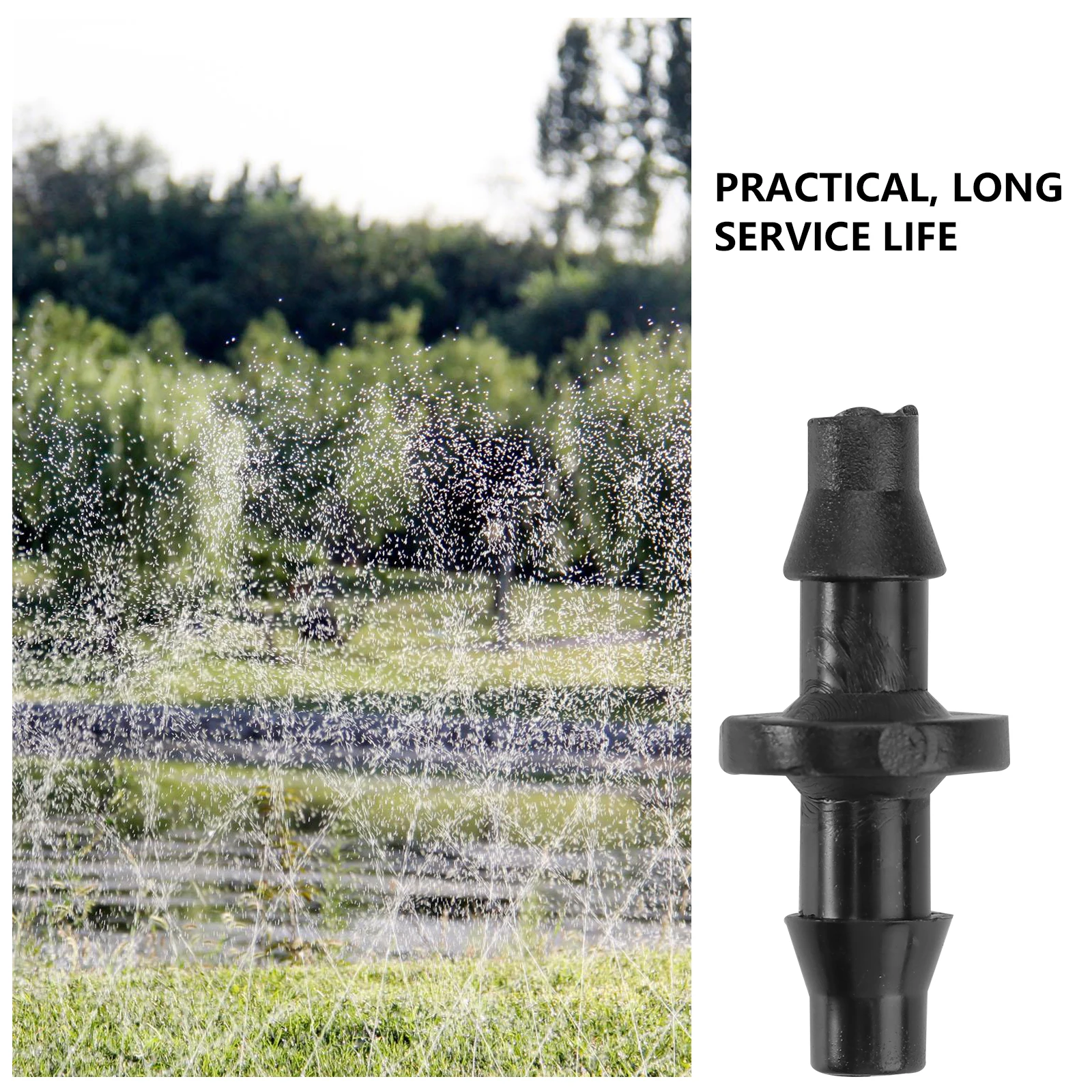 

100pcs Irrigation Connector Hose Fitting Tube Adapter Joint Watering Parts for Garden Drip System Plumbing Accessories