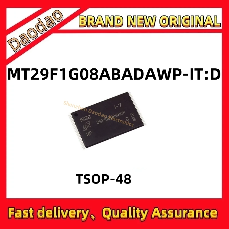 MT29F1G08ABADAWP-IT:D 29F1G08ABAD NAND flash memory chip TSOP-48