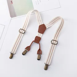 1PC Child Carrier Adjustable Y-shaped Harness Sturdy Metal Clip Suitable for Boys and Girls Retro Trend