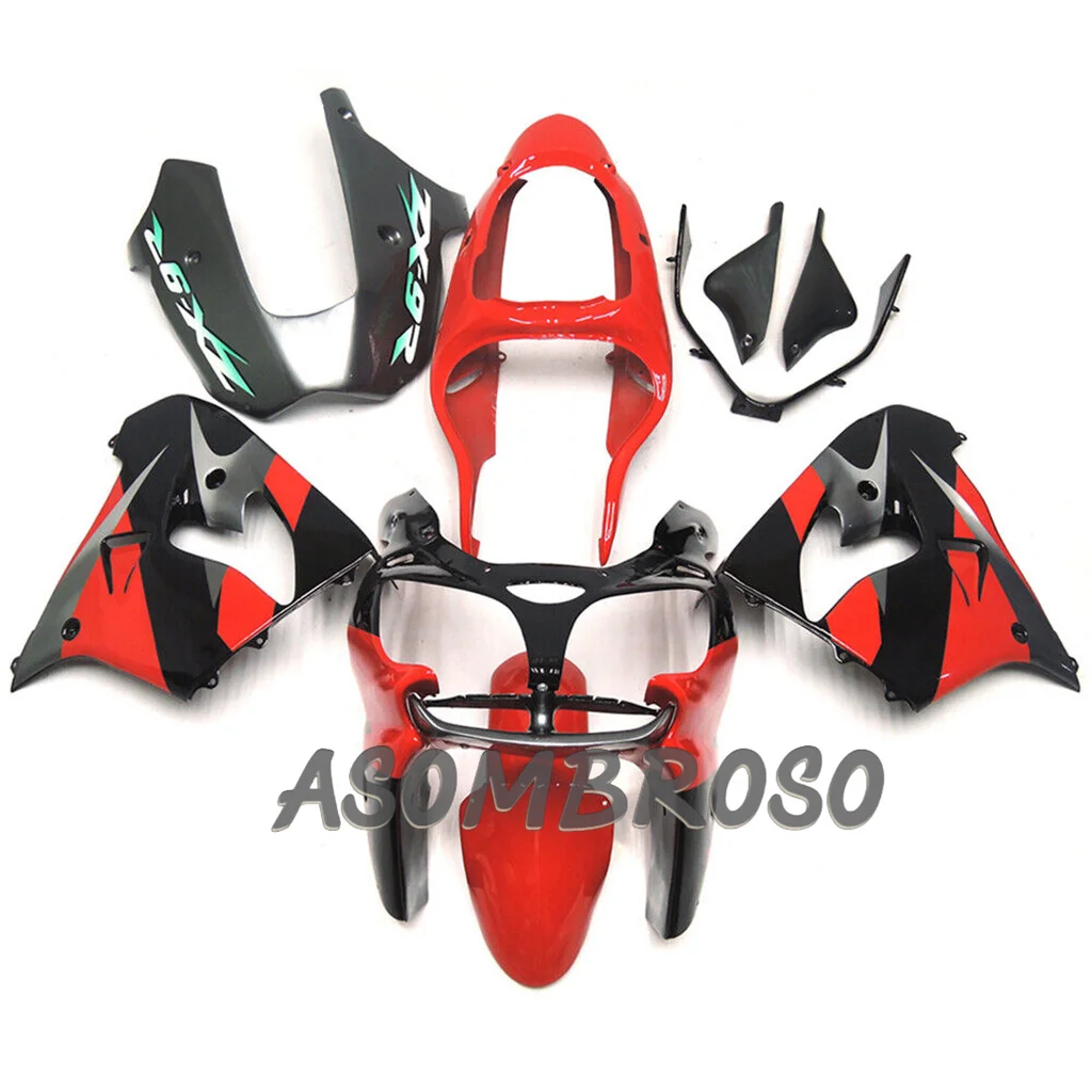 Customize Aftermarket for Kawasaki ZX9R 00 01 ZX 9R ZX-9R 2000 2001 High Quality Bodywork Fairing Kit 100% Fit Injection Mold