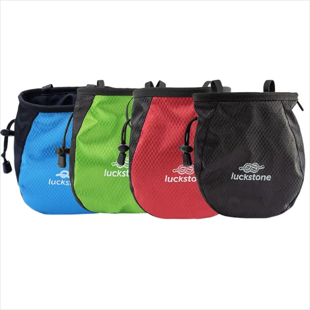 Cinturón de cintura, bolsa de polvo de magnesio, bolsa de tiza antideslizante ajustable, bolsa de escalada en roca antideslizante multifuncional, levantamiento de pesas
