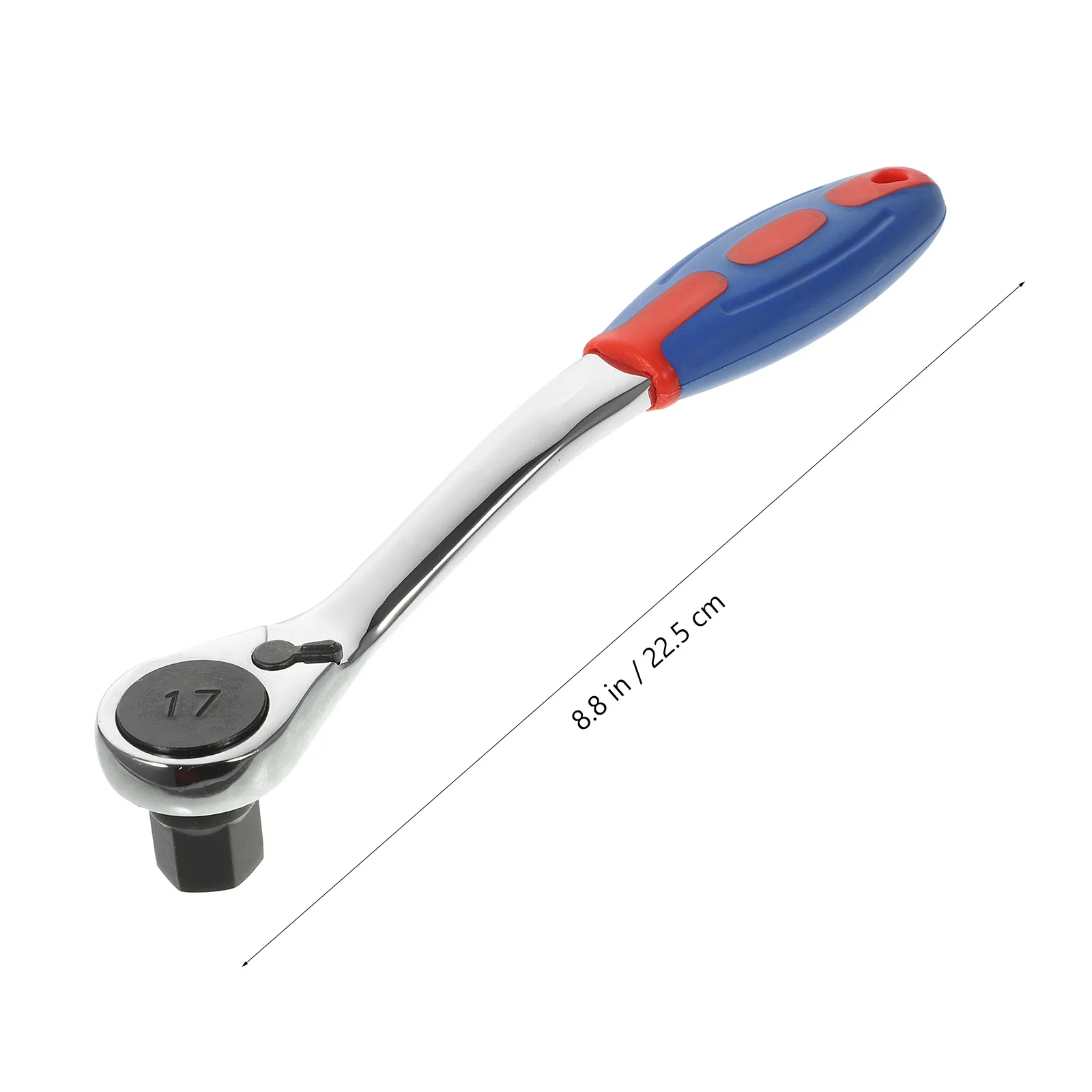 17-mm-Zahn-Ratschenschlüssel, präzisionsbearbeiteter Gehäuse-Schnelldrehmechanismus, geeignet für den privaten und industriellen Einsatz