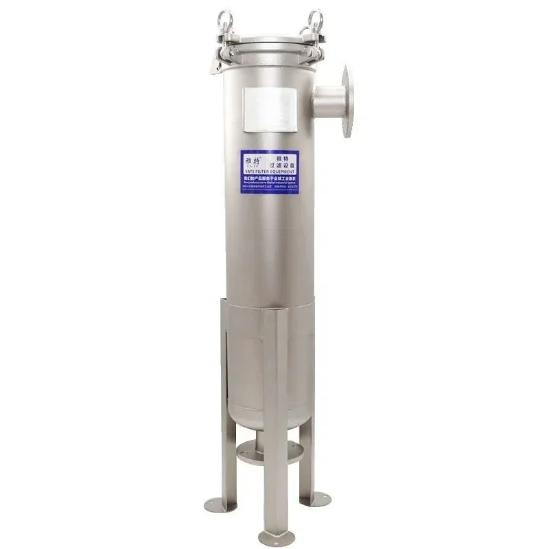 Hot Sales Beverage Wine Cosmetics 304 316 Washable Bag Filters Stainless Steel Single Bag Filter