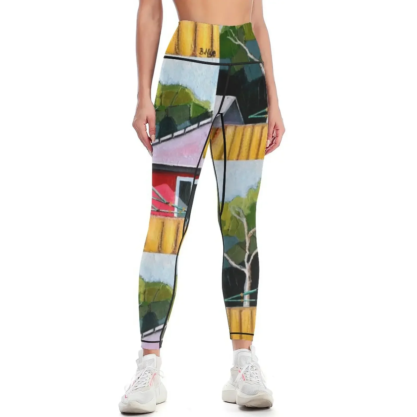 

A Little Slice of Aussie Heaven Leggings Clothing fitness workout shorts for fitness high waist Womens Leggings