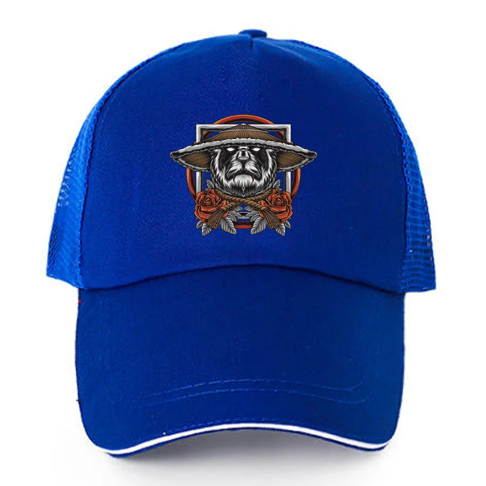 Fashion Baseball Caps Men Women Quick Dry Snapback Hats Summer Hip Hop Breathable Mesh Sun Hats Samurai Pattern Unisex Cap