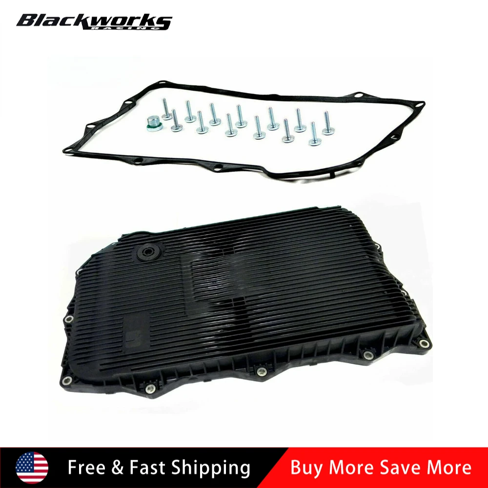 

24117588895 24117604960 24117613239 Car Automatic Transmission Oil Pan + Filter + Gasket + Bolt Kit for 8 Speed BMW