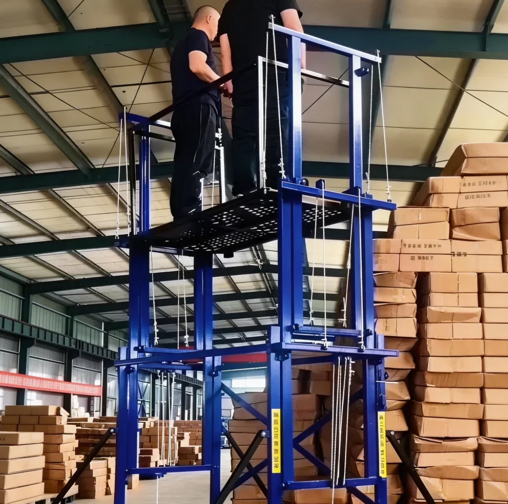 Electric Scaffolding Durable Metal Frame Rust Proof Long Service Life For Continuous Daily High Altitude Operation