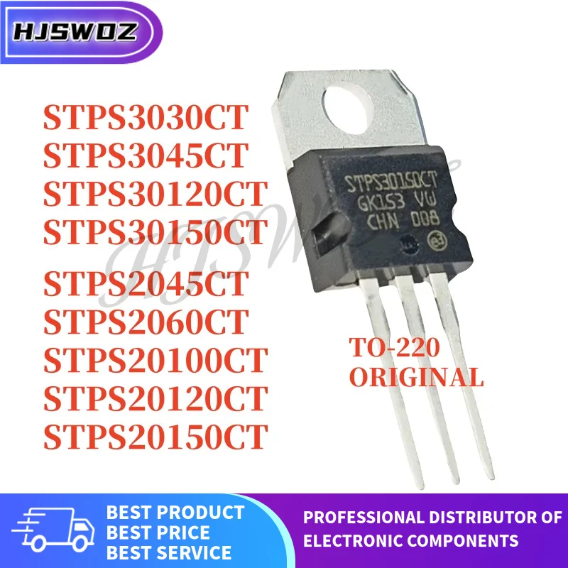 Original 10Pcs TO-220 STPS30120CT STPS20120CT STPS20100CT STPS2060CT STPS30150CT STPS2045CT STPS3030CT STPS20150CT STPS3045CT
