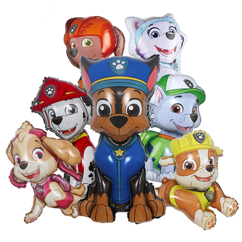 7 шт. воздушный шар из фольги «Щенячий патруль» Райдер Чейз Marshall Skye Rocky Rubble тематический воздушный шар украшения для дня рождения детские товары игрушки 7 шт. воздушный шар из фольги «Щенячий патруль» Райдер Чейз Marshall Skye Rocky Rubble тематический воздушный шар украшения для дня рождения детские товары игрушки