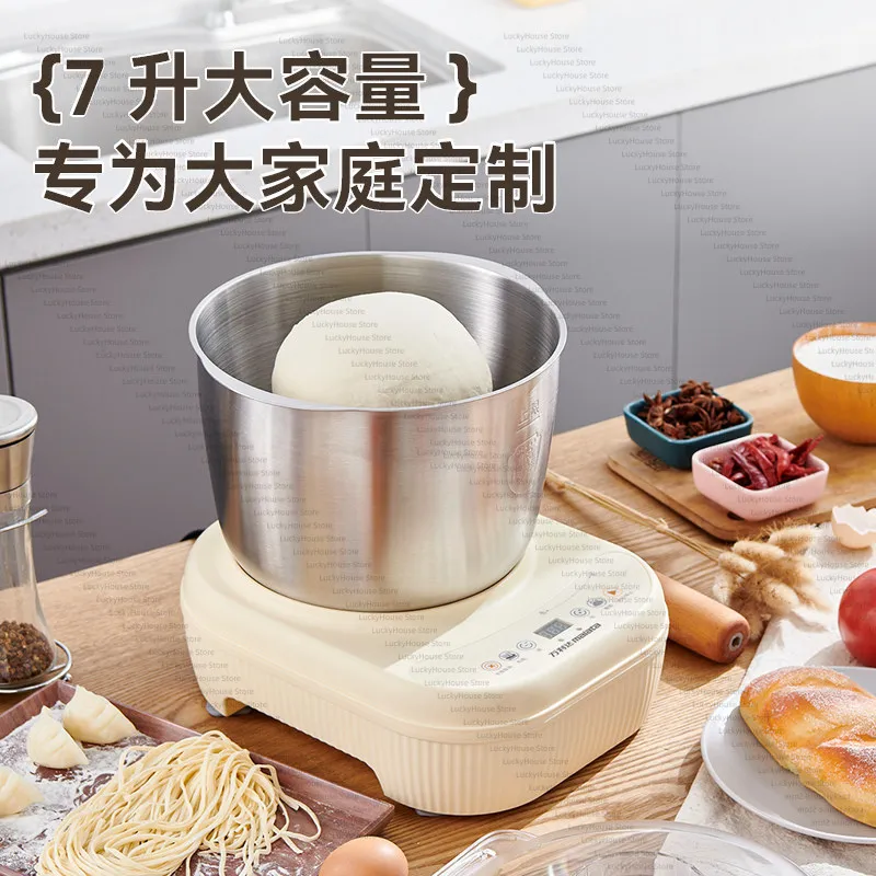 Automatic Dough Mixer Kneader Small Stainless Steel Stand Mixer for Home Bread Dough Mixing Fermenting And Proofing