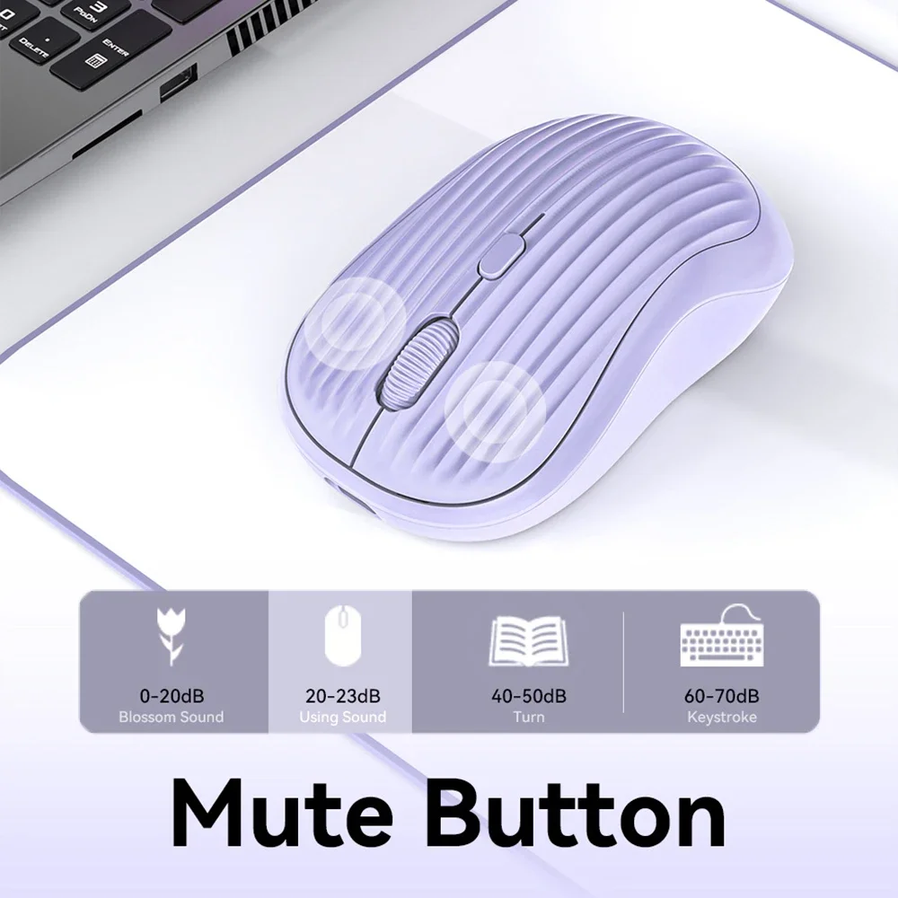 Souris Bluetooth double Mode 2.4G souris sans fil souris de jeu souris silencieuse souris Rechargeable souris pour PC MacBook tablette ordinateur portable