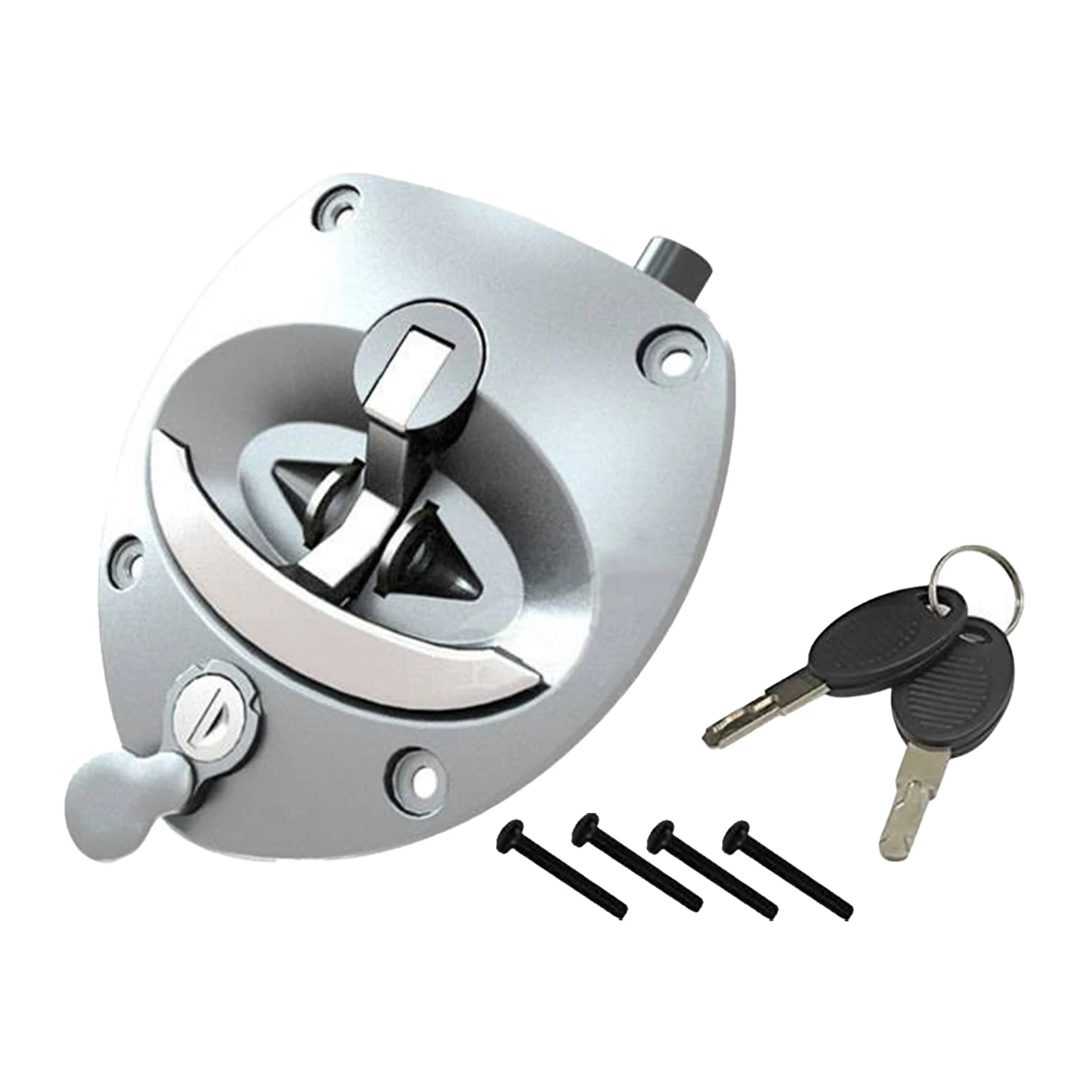 RV Entry Door Lock Camper Door Latch Easy Installation Replacement for Motorhome Cargo Hauler Toolbox Yacht Instrument Box