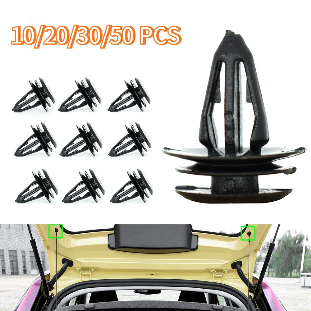 

10/50Pcs Auto Rear trunk Cover Shelf String Cord Clips Retainer Car Interior Door Panel Card Trim Fastener Clips For MG ZS MG3