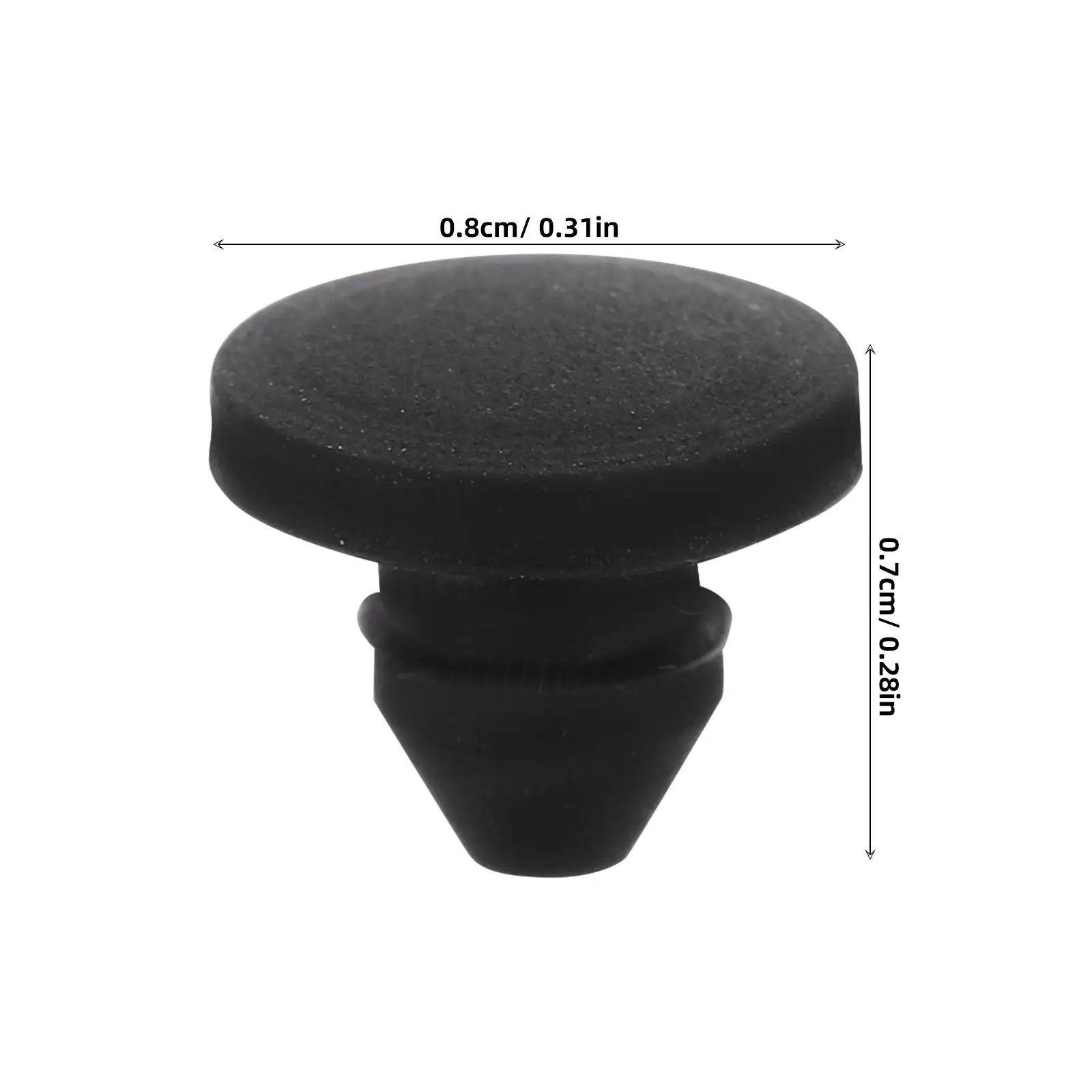 20 Pcs Pipe Silicone Bumper Cushion Plugs Caps Elevator Bumper High Collision Temperature Furniture Rubber Legs