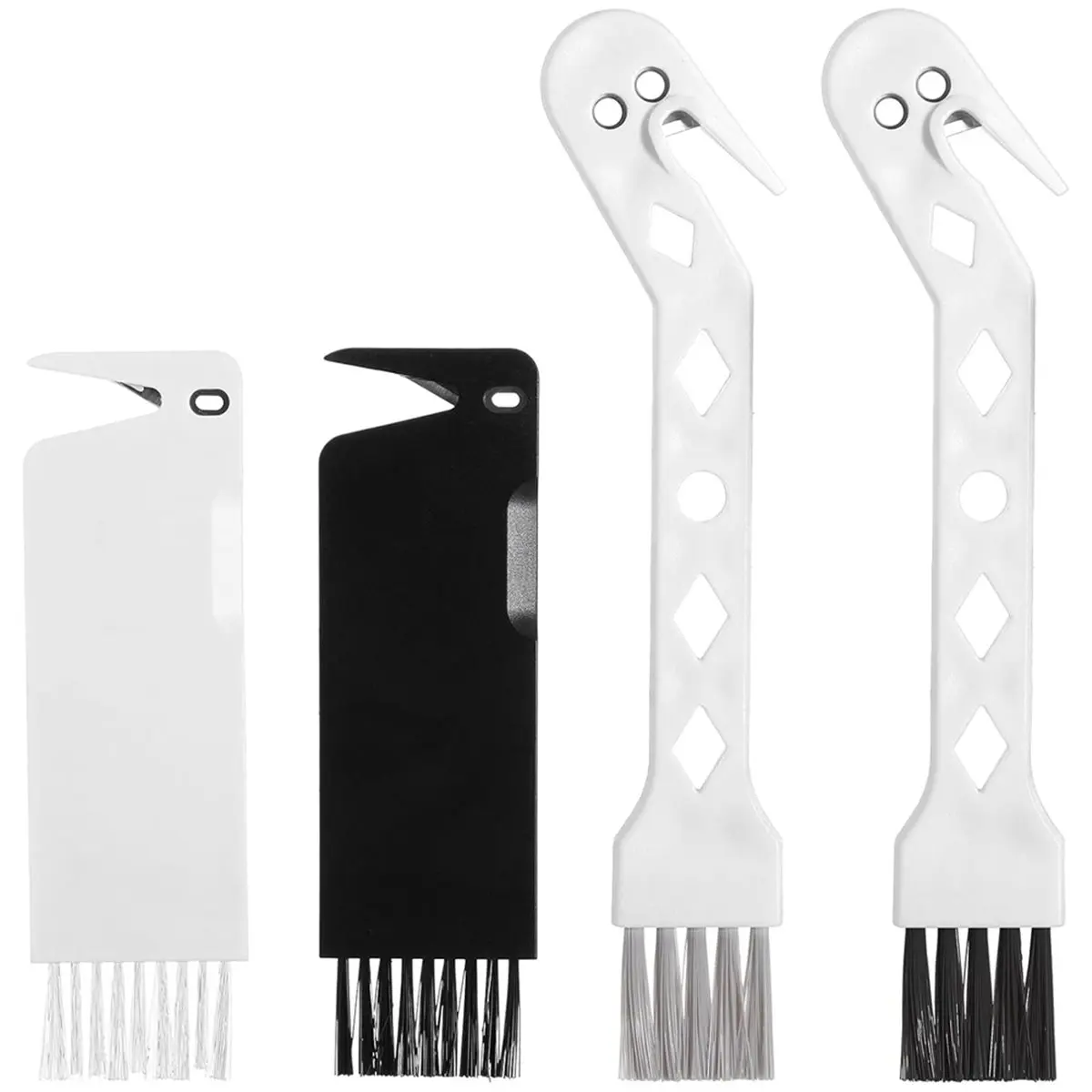 ABZF 2026 4 PCS Handheld Vacuum Cleaner Brush, Universal Dust Brush, 2 in 1 Vacuum Roller Cleaning Tool for Sweeping Robot