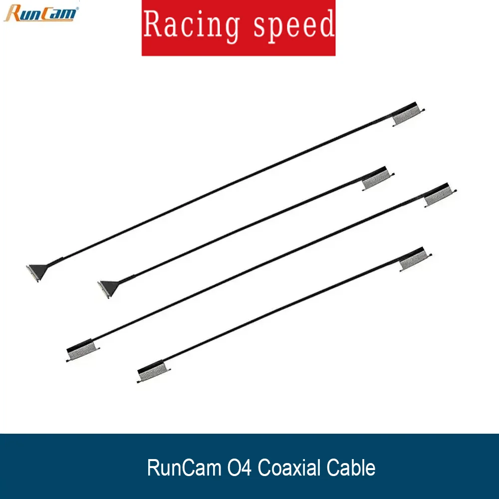 RunCam O4 Coaxial Cable 150/200/300mm Straight Right-Angle for DJI O4 Pro FPV Drone Digital System