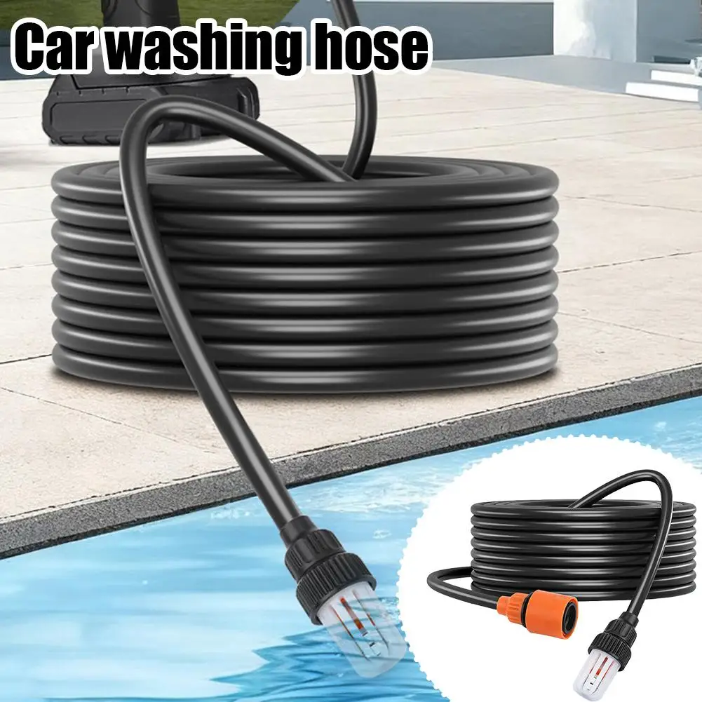 Universal Car Wash Hose with Filter for Wireless Lithium Pressure Water Gun Antifreeze Self Priming Pipe Cleaning Machine Part view 2