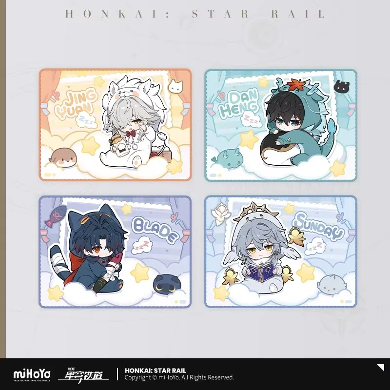 

Оригинальное одеяло miHoYo Game Honkai Star Rail Q-version Home Series с персонажами Дань Хэн, Сандэй, Цзин Юань, аниме-реквизит, плащ для косплея, рождественский подарок