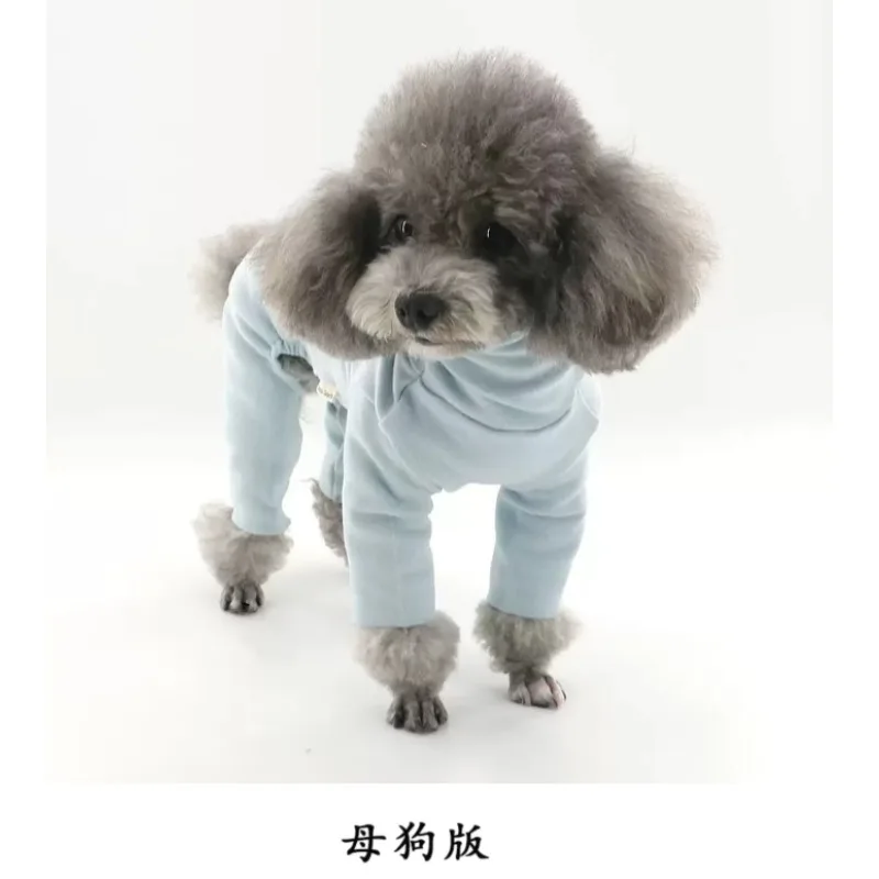 Fashionable Soft Stretch Cat 4 Legged Jumpsuit Pullover Sweater, Pet Onesie for Sphynx Hairless Cats