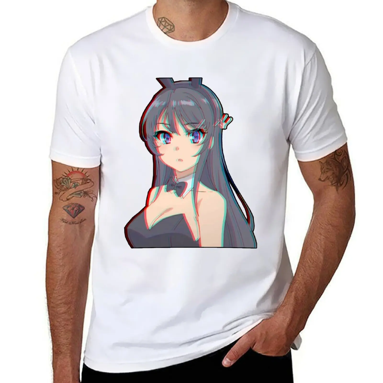 

Bunny Girl 3D Aesthetic (Mai Sakurajima) T-Shirt man t shirts for men casual t shirt personalised T-Shirt