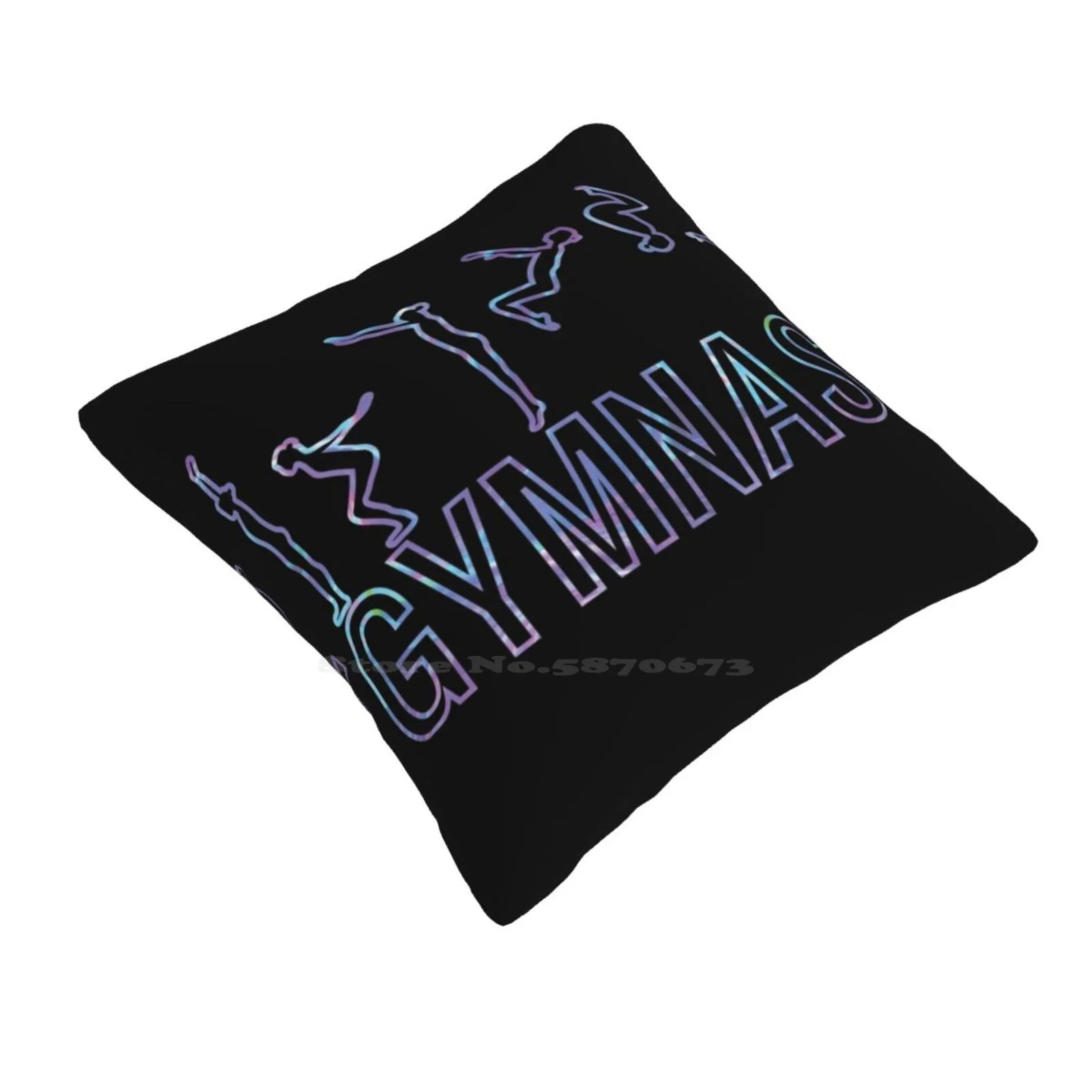 Gymnast-Holographic Fashion Sofa Throw Pillow Cover Pillowcase Gymnastics Back Tuck Back Sault Flip Holographic